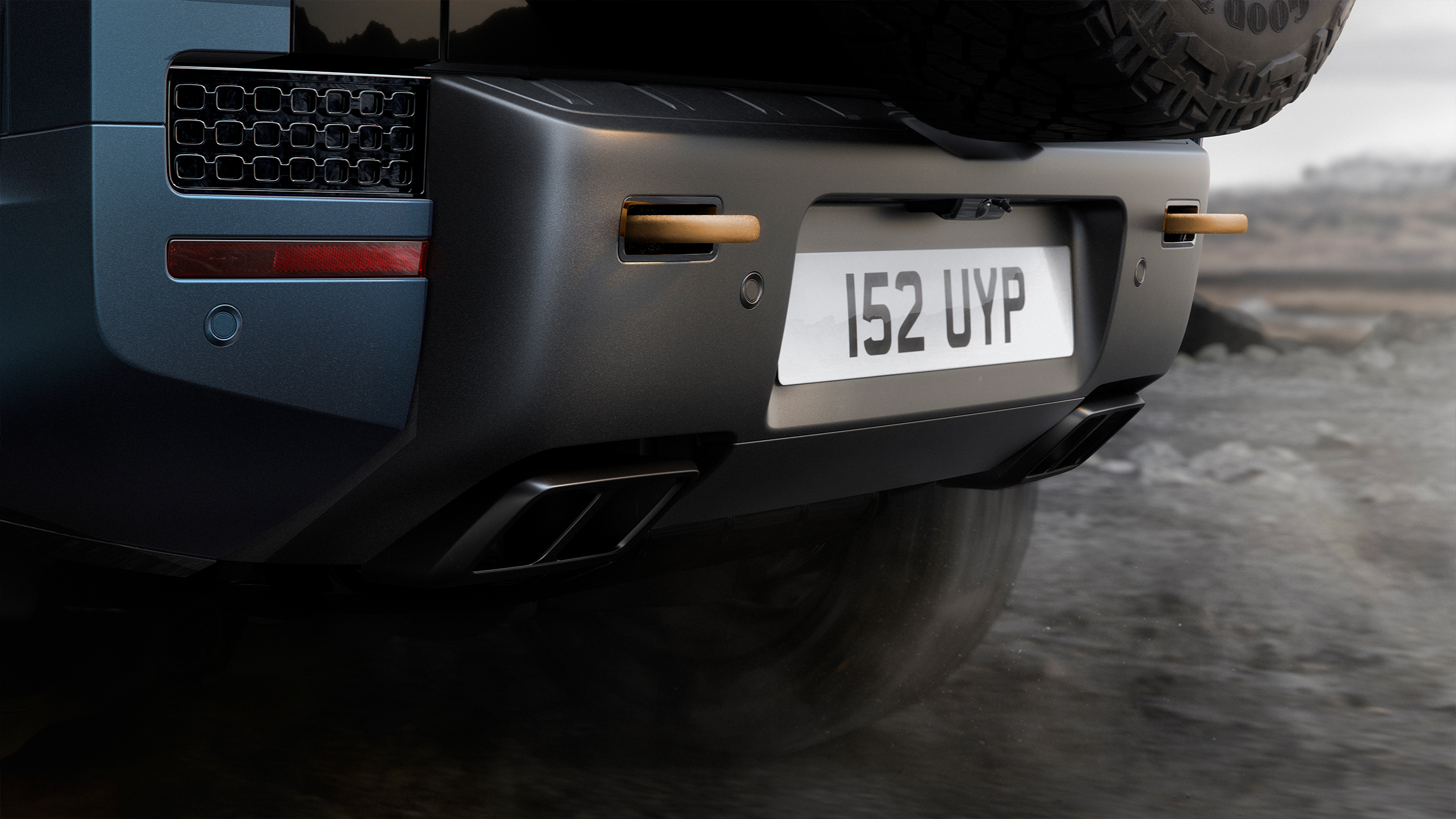 Defender nameplate